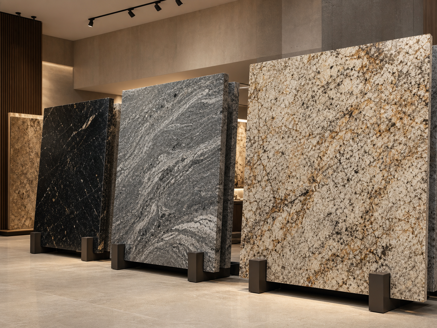 Granite slab display