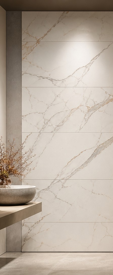 Bathroom wall tile option