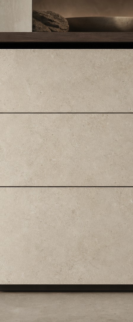 Furniture tile panel finish
