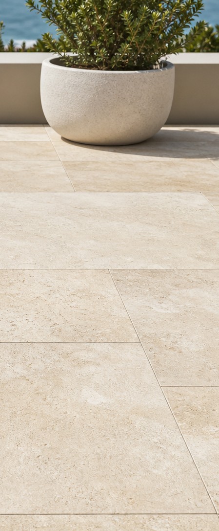 Outdoor floor tile option