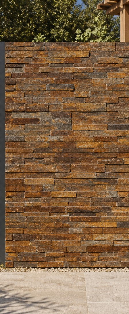 Outdoor wall tile option